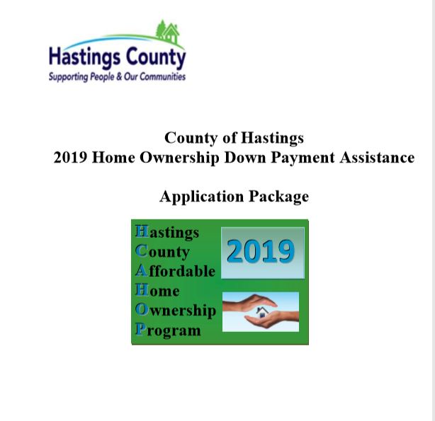 2019 Hastings County Down Payment Assistance program 